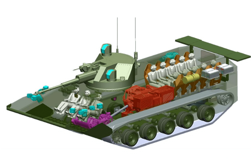 مركبة قتال برمائية مشاة روسية جديدة BMMP ..تعرف قدراتها
