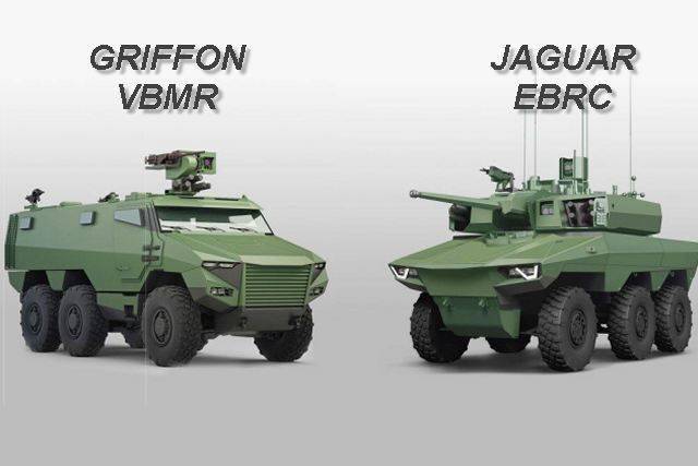 الجيش الفرنسي يستقبل أول دبابات استطلاع جاكوار EBRC