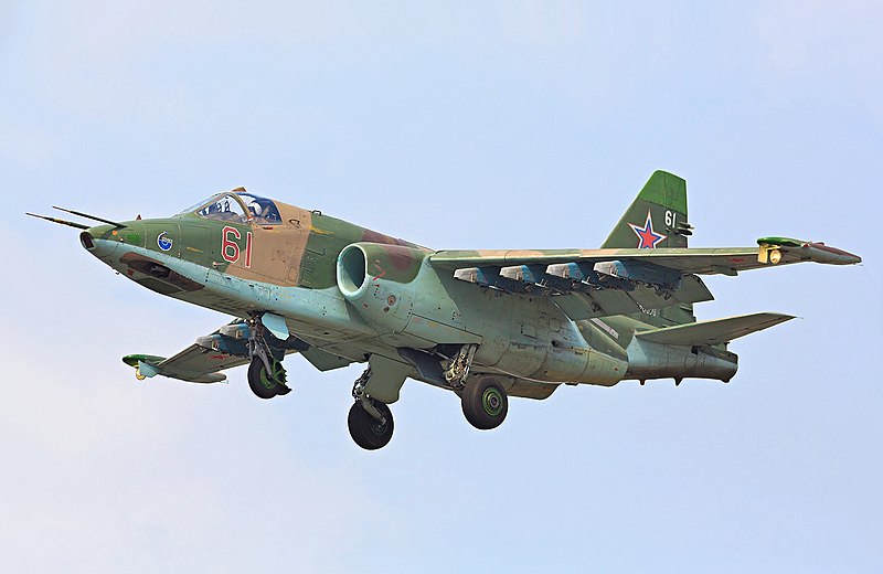 رصد عشرات الطائرات الهجومية الروسية من طراز Su-25SM في بيلاروسيا