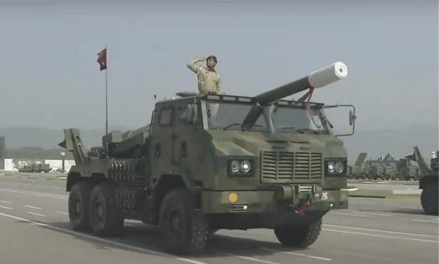 باكستان تكشف عن مدفع هاوتزر الصيني الجديد SH-15 155mm 6×6