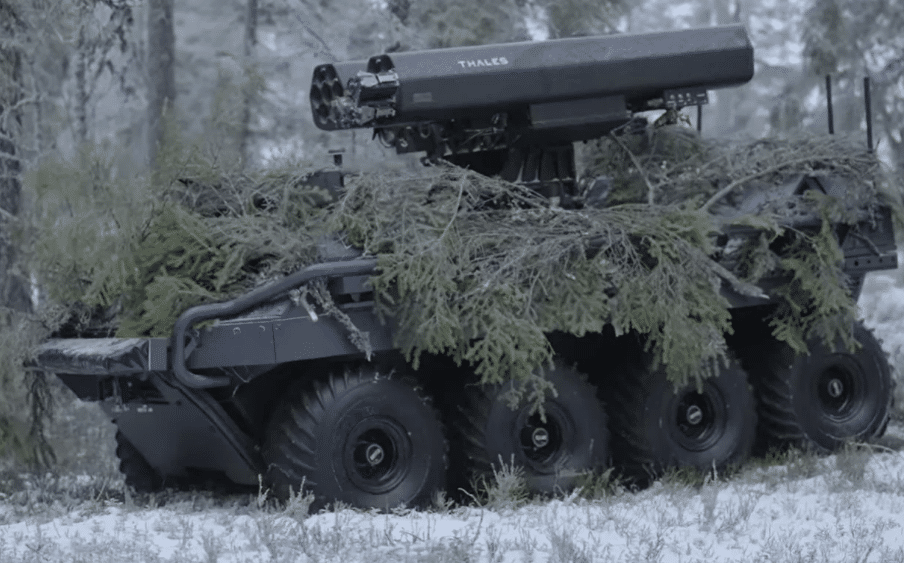 شركة Rheinmetall تقدم تجربة ناجحة لمركبة قتالية بدون طيار في السويد