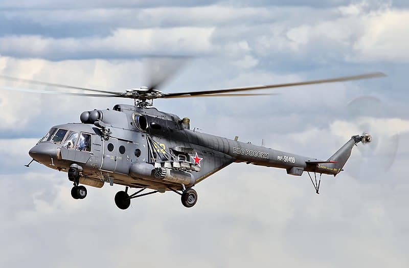 طائرات الهليكوبتر Mi-17 تصل لأوكرانيا من أمريكا