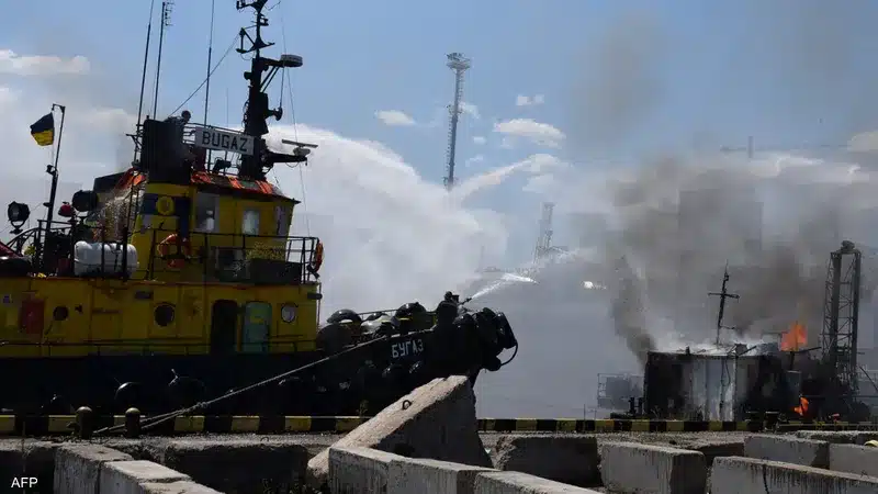 روسيا دمرت صواريخ هاربون الأميركية في ضربة ميناء أوديسا