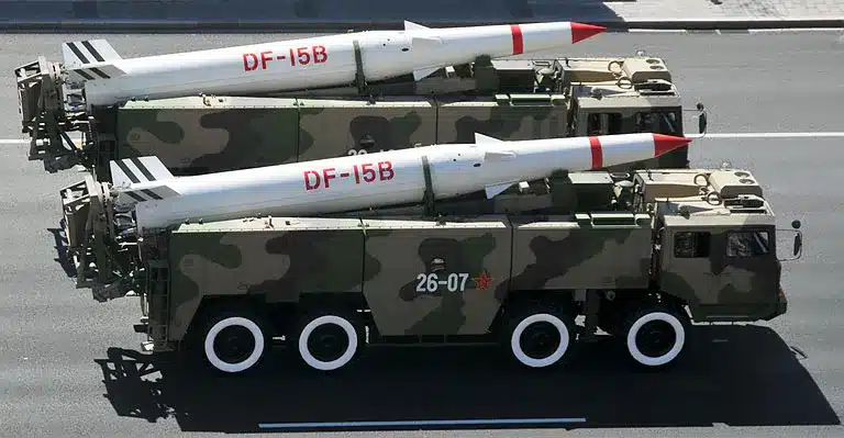 الصين أطلقت11 صاروخًا باليستيًا حول تايوان ضمنها DF-15 و DF-16
