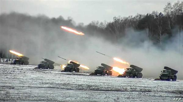 أكرانيا تستقبل وابل من الصواريخ الروسية