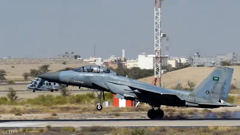 تحطم طائرة مقاتلة سعودية في المنطقة الشرقية 