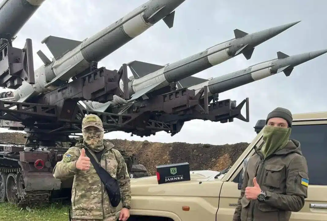 رصد نظام دفاع جوي بولندي في أوكرانيا