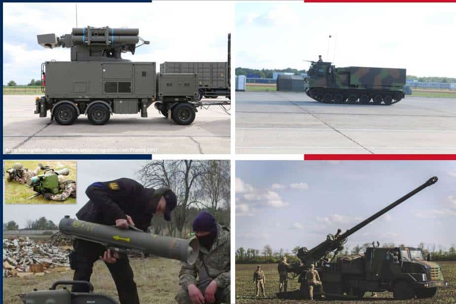 قائمة بكافة الأسلحة الفرنسية الممنوحة لأوكرانيا منذ بداية الحرب