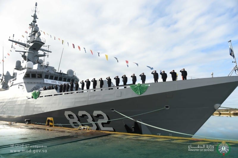 البحرية الملكية السعودية تدشّن «سفينة جلالة الملك – حائل» في إسبانيا..صور