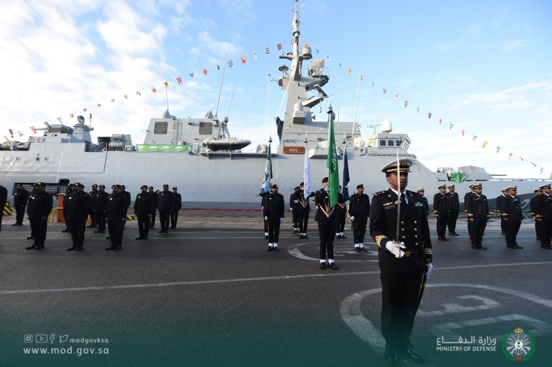 البحرية الملكية السعودية تدشّن «سفينة جلالة الملك - حائل» في إسبانيا..صور
