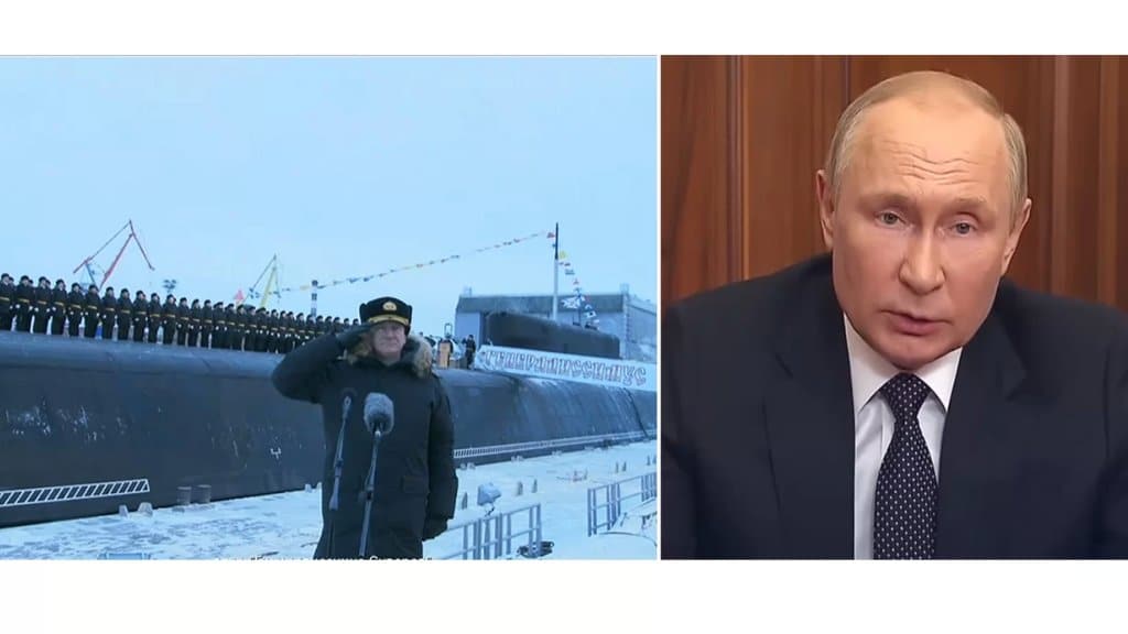 هدف بوتين الأعظم يبدأ بإطلاق الغواصة النووية  الإمبراطور ألكسندر الثالث