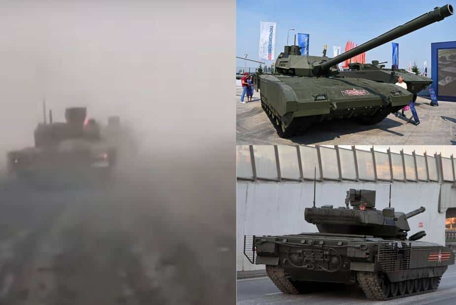 روسيا تنشر أحدث دبابة روسية من الجيل T-14 Armata في دونباس..فيديو
