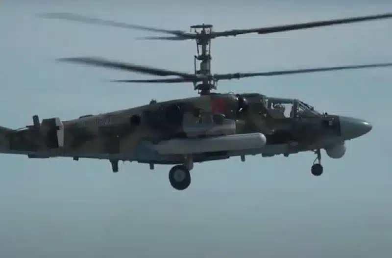 الجيش الروسي طائرات الهليكوبتر الحديثة من طراز Ka-52M