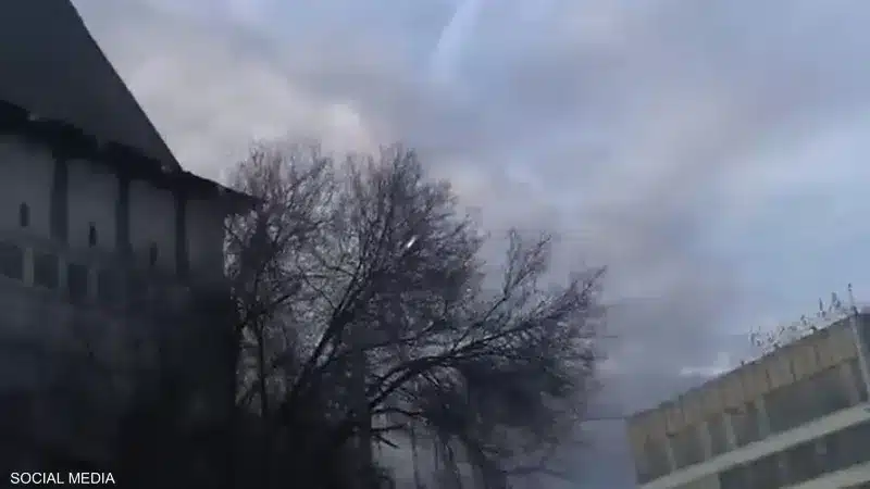 كييف تتعرض لقصف عنيف دمر البنى التحتية
