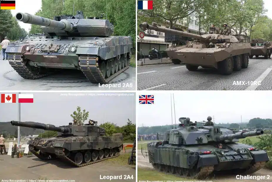 أوكرانيا تلقت 68 دبابة أوروبية وتحميها بدروع روسية فاشلة