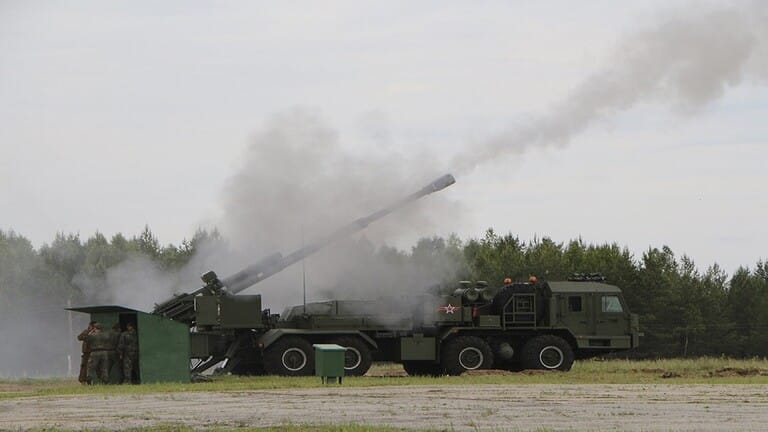 المدفع الروسي الجديد"مالفا 2 إس 43"منافس سيزر يدخل الحرب..فيديو