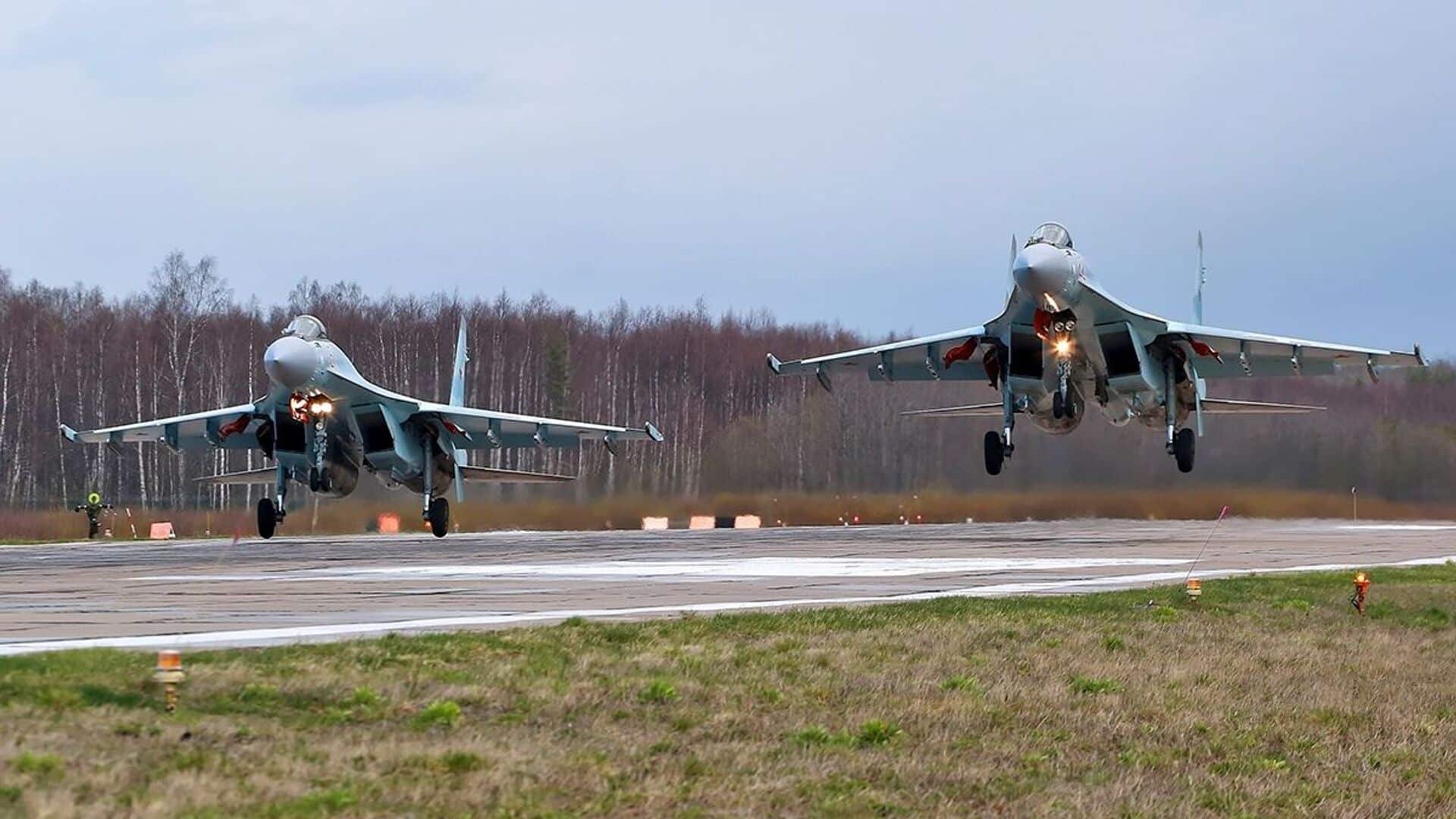 الطيران الروسي يقصف القوات الأوكرانية على ثلاث جبهات