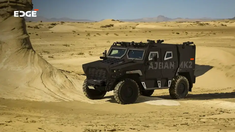 شركة إيدج الإماراتية تكشف عن مركبة مدرعة جديدة بمميزات متقدمة AJBAN MK2
