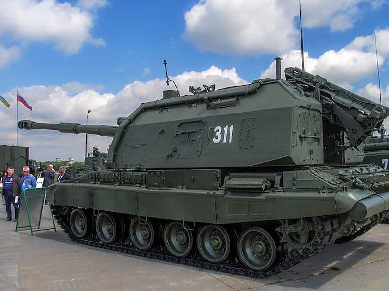 روسيا تنشر أحدث جيل من مدافع 2S19M1 152 ملم في أوكرانيا