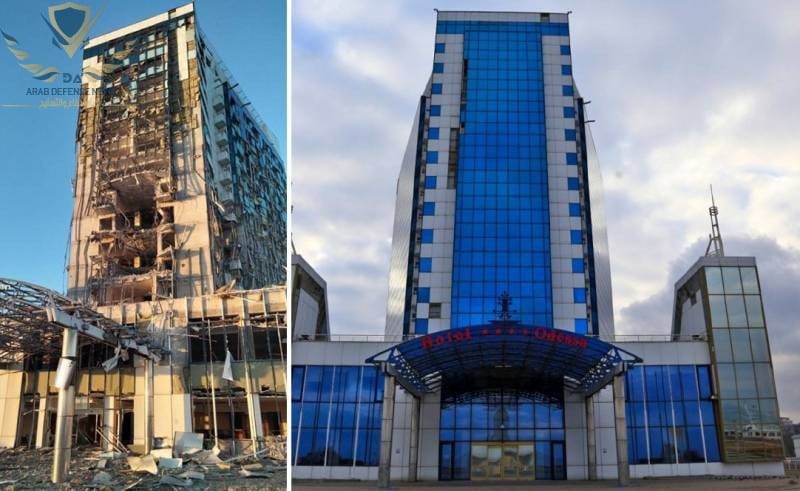 قصف فندق يضم ضباط أوكرانيين ومرتزقة وصورايخ أونكس عصية على أوكرانيا