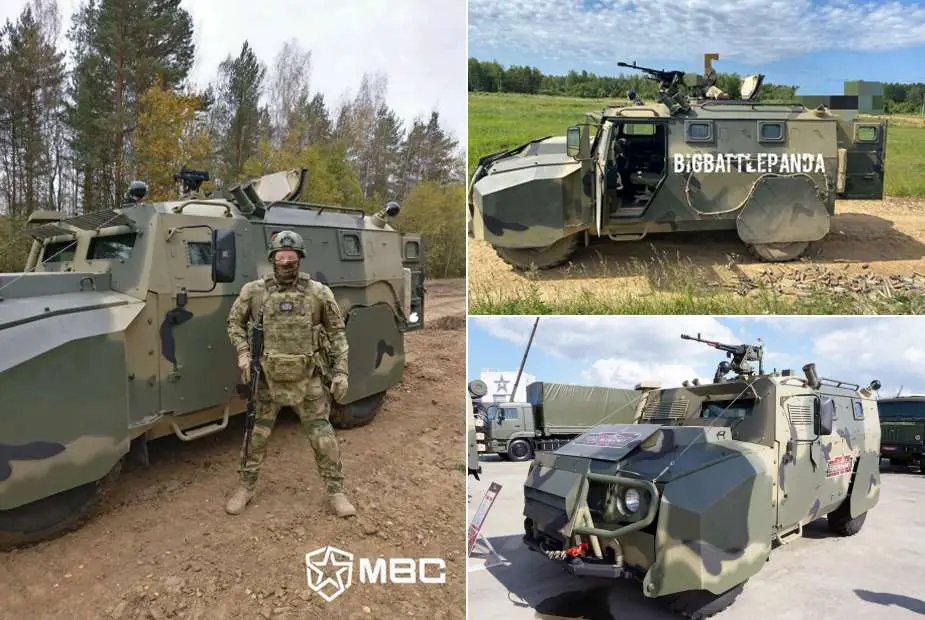 القوات الروسية في أوكرانيا تتلقى المدرعة الجديدة من طراز Tigr-M SpN ​​