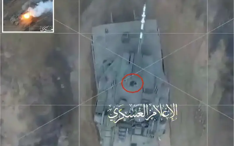 حماس تستخدم تكتيكات روسية لتدمير المدرعات الإسرائيلية عبر الطائرات ..فيديو