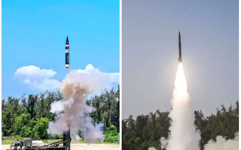 الدفاع الجوي الهندي يختبر بنجاح صاروخ باليستي من طراز برالاي..فيديو