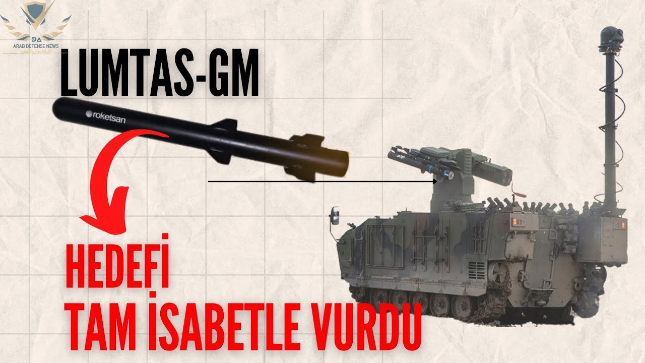 صاروخ LUMTAS-GM التركي المضاد للدبابات يحطم الرقم القياسي 