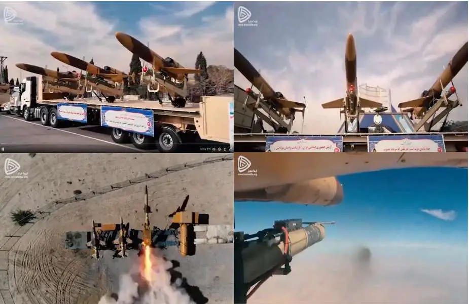 إيران تكشف عن صاروخ باليستي جديد يطلق من الجو