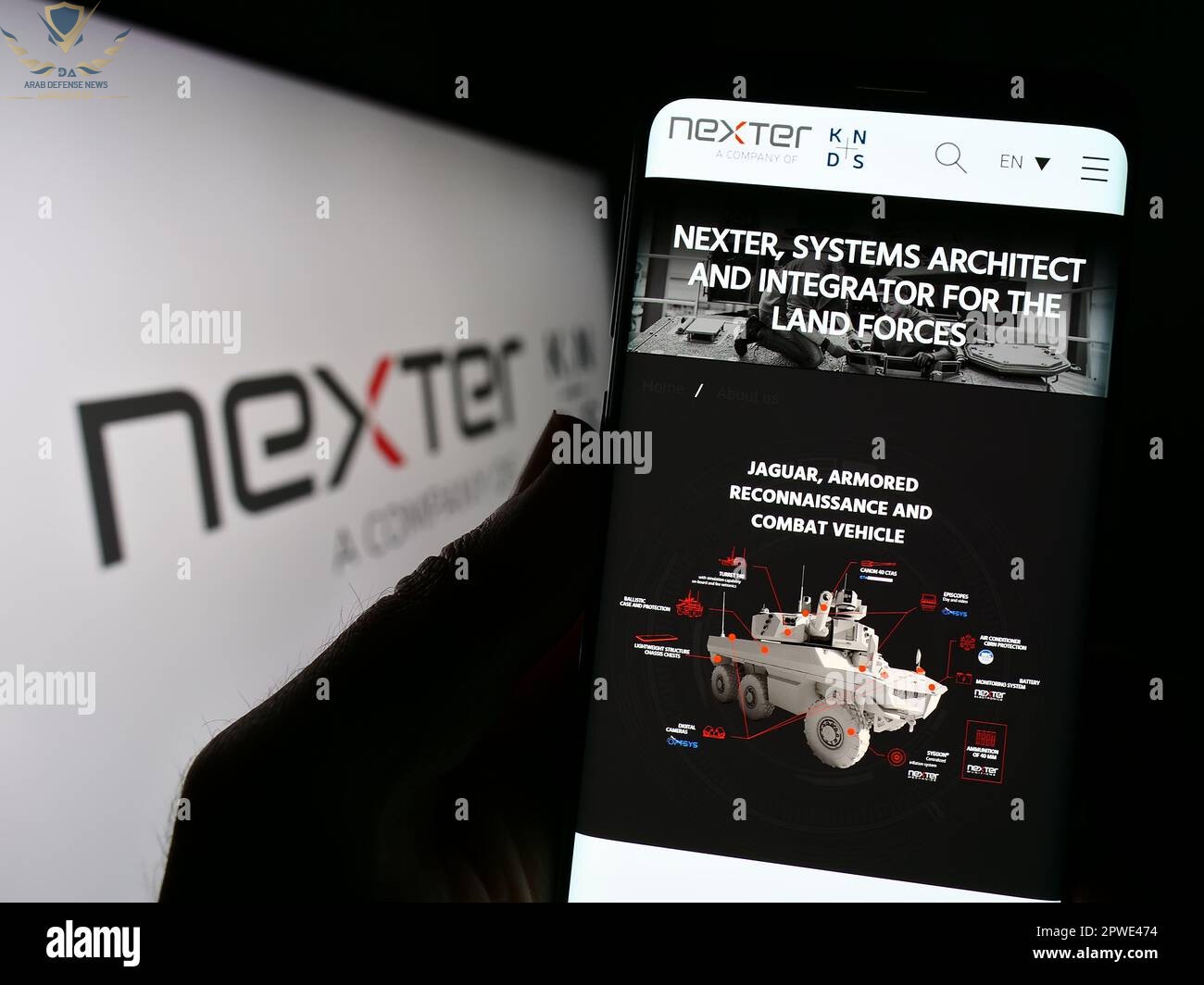 شركة Nexter تعرض أنظمة أسلحتها للجيش المصري عبر معرض EDEX 2023