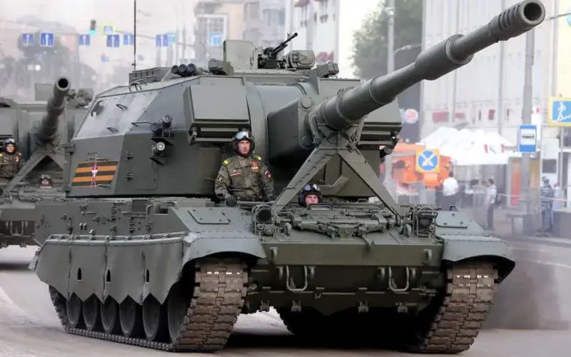 روسيا تطلق إنتاجًا ضخمًا لمدافع الهاوتزرKoalitsiya-SV الجديدة