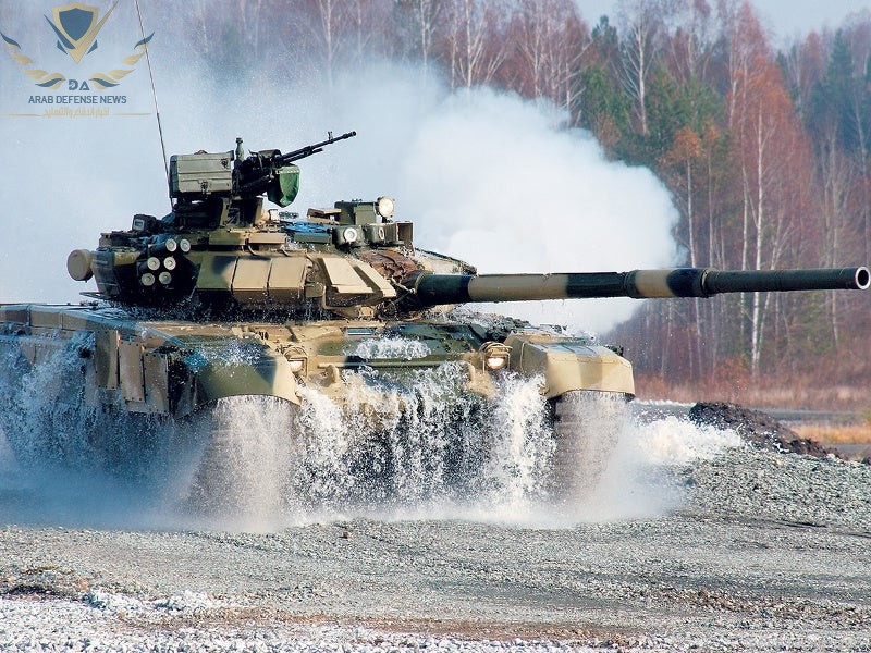 روسيا تستخدام دبابات T-90S المخصصة للتصدير