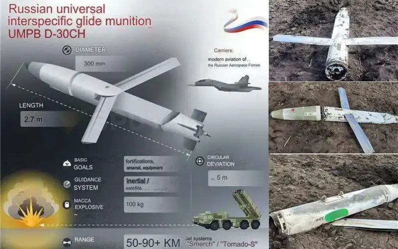 خاركيف الأوكرانية تتعرض للقنابل الموجهة الروسية الجديدة UMPB D-30 SN