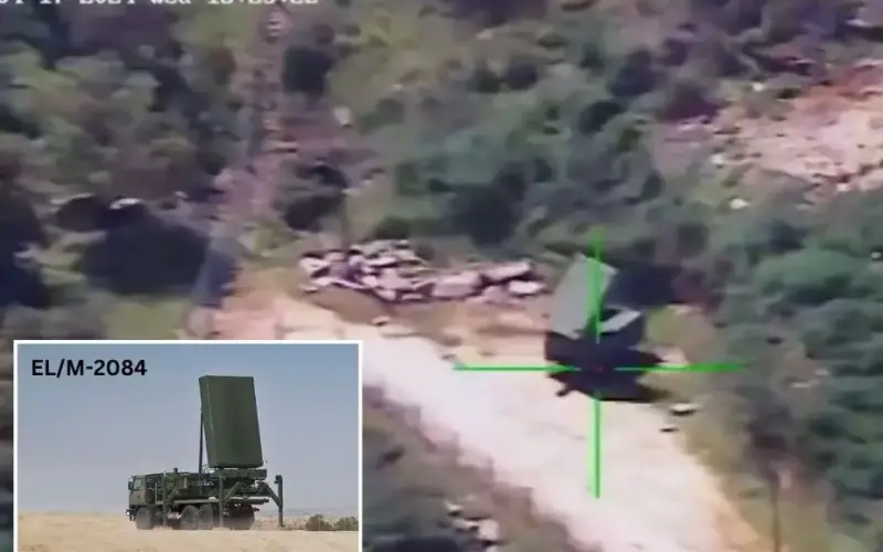 حـ ـزب الله يضرب رادار القبة الحديدية الإسرائيلي الرئيسي بصاروخ الماس الإيراني