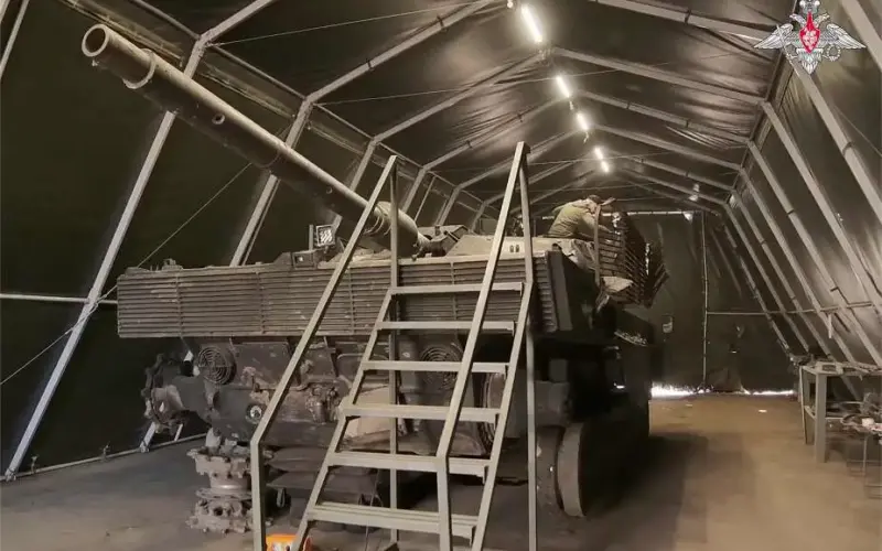المهندسون الروس يدرسون دمج تقنيات دبابات Leopard 2A6 مع الدبابات الروسية