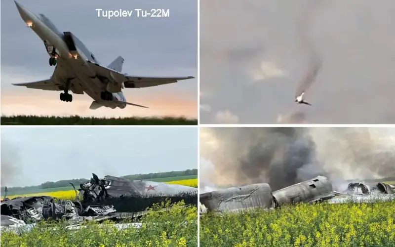هل أسقطت أوكرانيا القاذفة الروسية Tu-22M3 أم سقطت بخلل فني