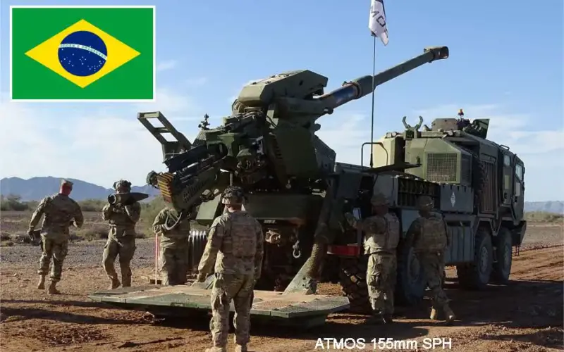 البرازيل تختار مدفع هاوتزر ذاتي الدفع من شركة Elbit Systems الإسرائيلية