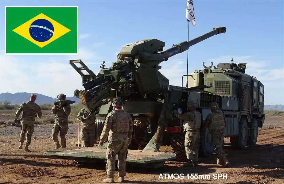 البرازيل تختار مدفع هاوتزر ذاتي الدفع من شركة Elbit Systems الإسرائيلية