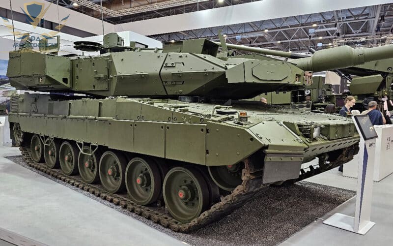 شركات الدفاع اليونانية والألمانية تعززان درع دبابة Leopard 2A8