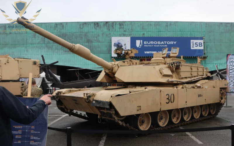 الجيش الأمريكي يغرض دبابة القتال الرئيسية M1A2 Abrams في Eurosatory 2024