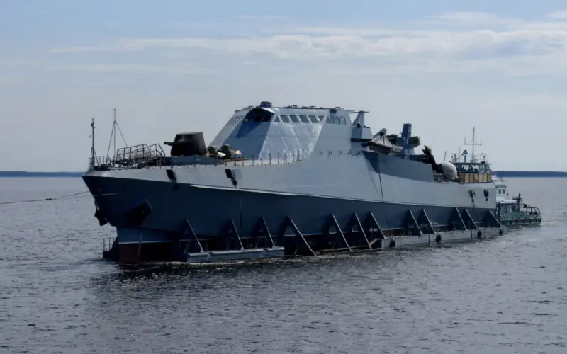 السفينة الروسية الجديدة “فيكتور فيليكي” مجهزة بمراوح للاختبار وتجهز كاسحة ألغام جديدة