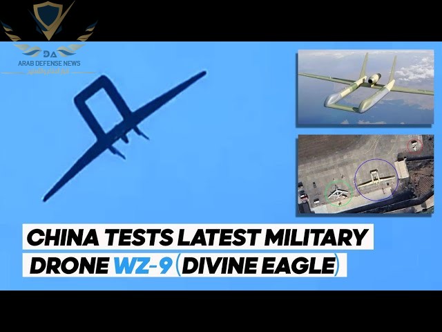 الصين تستعرض أول طائرة بدون طيار مضادة للطائرات الشبحية WZ-9 Divine Eagle