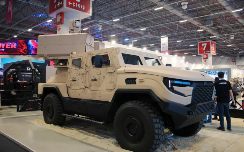 كاليدوس الإماراتية تكشف عن مركبة MATV 4×4 بصواريخ Alheda للضربات السريعة