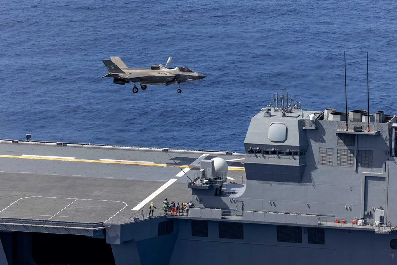 طائرات "F-35B البريطانية والأمريكية تنفذ أول مهمة مشتركة من حاملة JS Kaga اليابانية