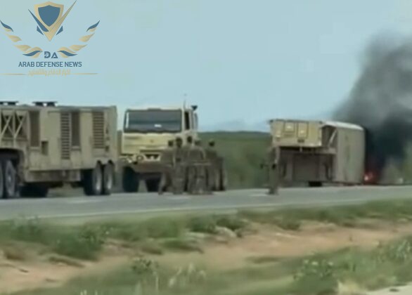 اندلاع حريق في مقطورة نظام الصواريخ “ثاد” بولاية تكساس.