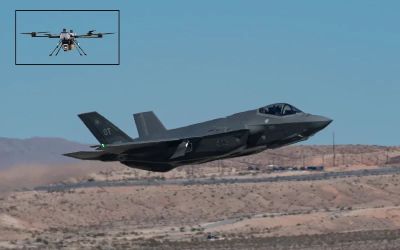 C100 ترافق F-35A دقة هجومية غير مسبوقة في العرض الجوي الأمريكي