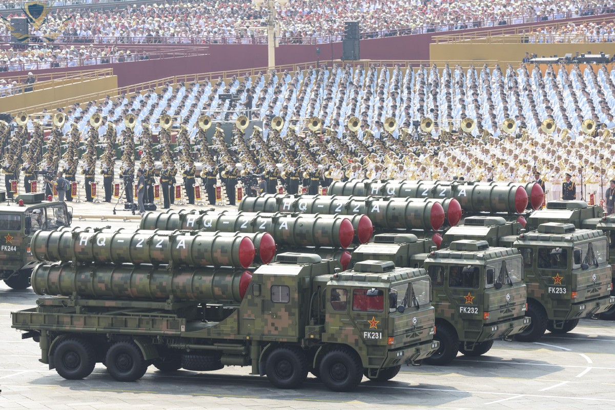 الصين تكشف عن أول اختبار علني لنظام الدفاع الجوي HQ-20