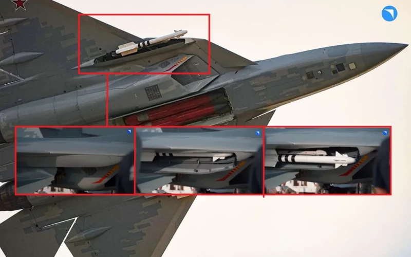 روسيا تكشف آلية تسليح الصواريخ جو-جو على مقاتلة سو-57 إي