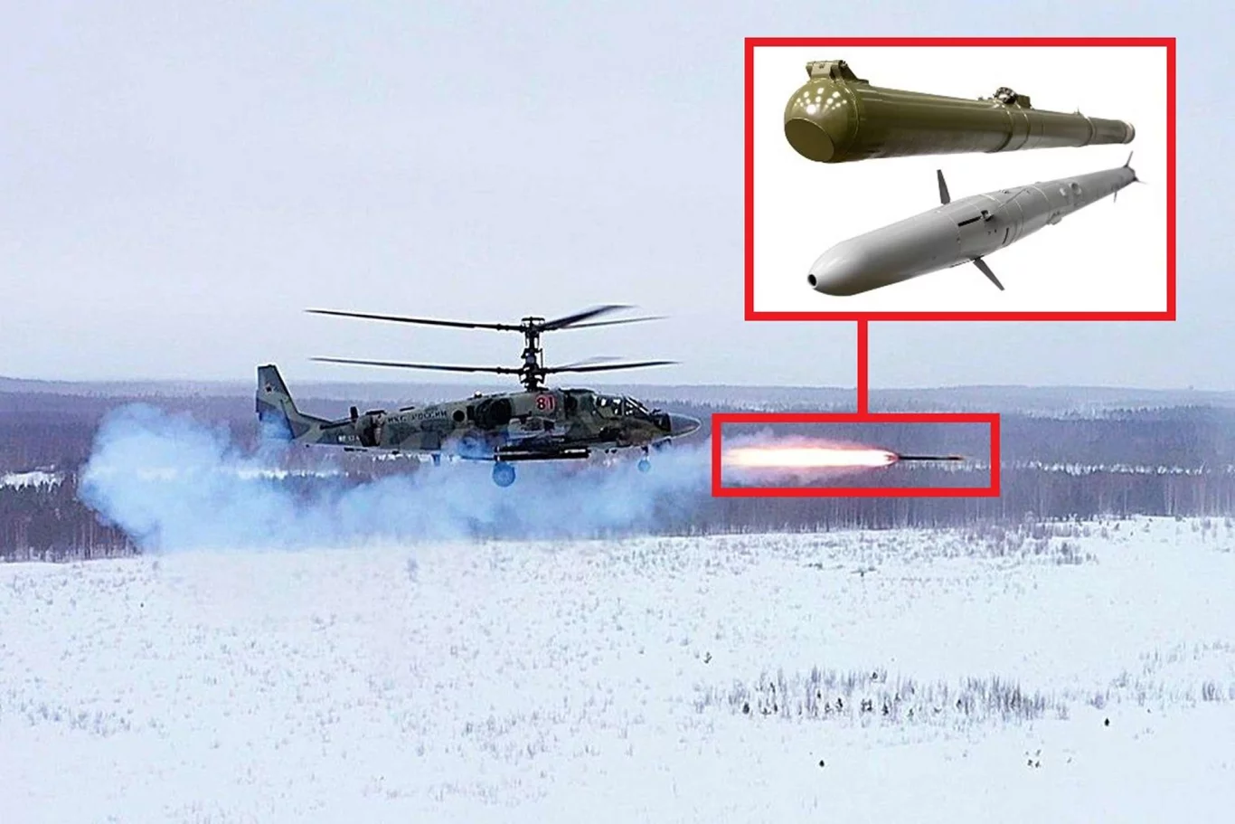 روسيا تحدّث مروحيات Ka-52 بصاروخ Vikhr-1