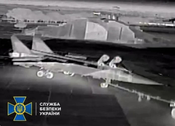 طائرات أوكرانية تدمر مقاتلات ميغ-31 وإس-400 في القرم فجر اليوم